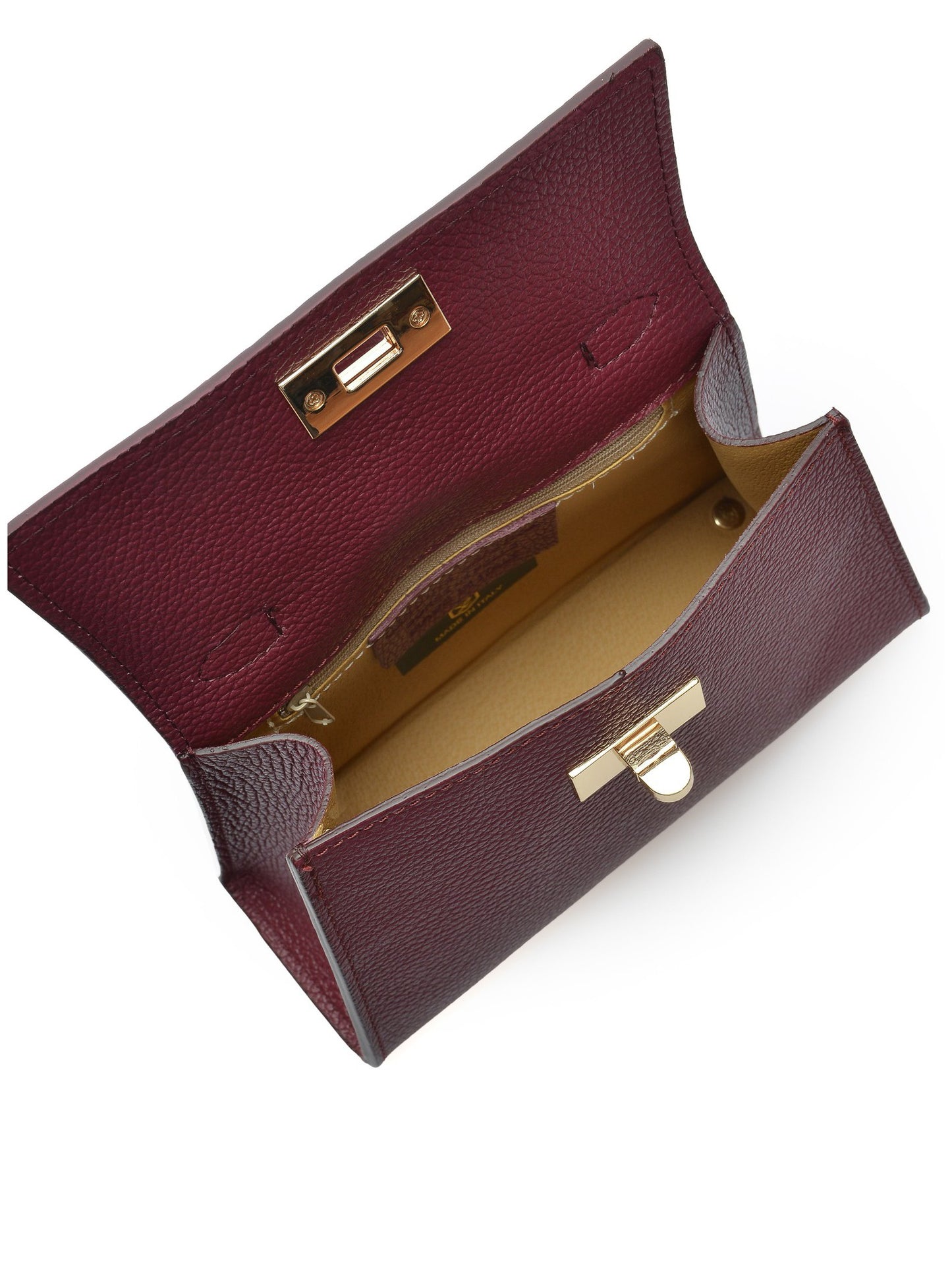 Handtasche mit Drehverschluss