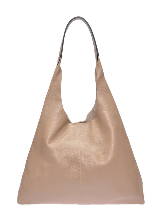 Luisa Vannini Hobo Bag LV 198 – Handtasche aus echtem Leder, Hergestellt in Italien