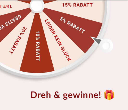 Solomias Glücksrad - Dreh und gewinne exklusive Rabatte auf Premium-Ledertaschen