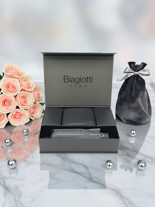 Valentinstagsgeschenk | Herren Leder Geldbörse & Regenschirm Set, Art. CLB25W-064