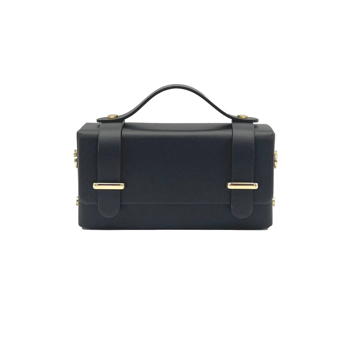 Mini-Clutch aus echtem Leder mit Kette, Hergestellt in Italien, Art. 112591