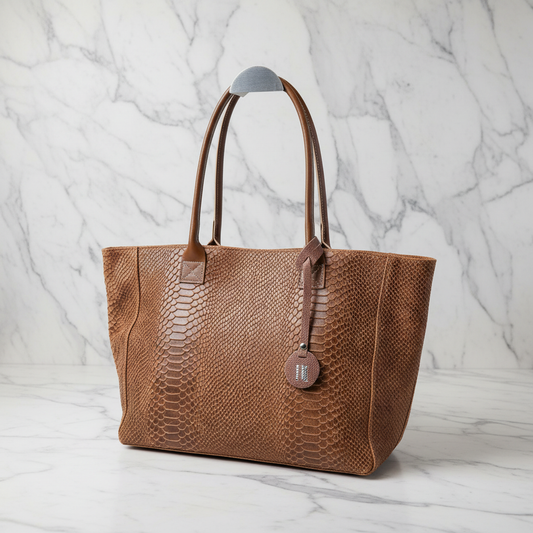 Anna Luchini Tote Bag - MARRONE
