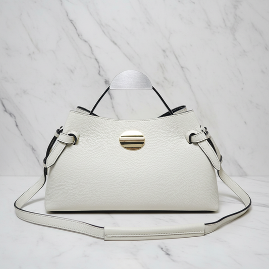 Elegante Ledertasche A00097 – Avorio