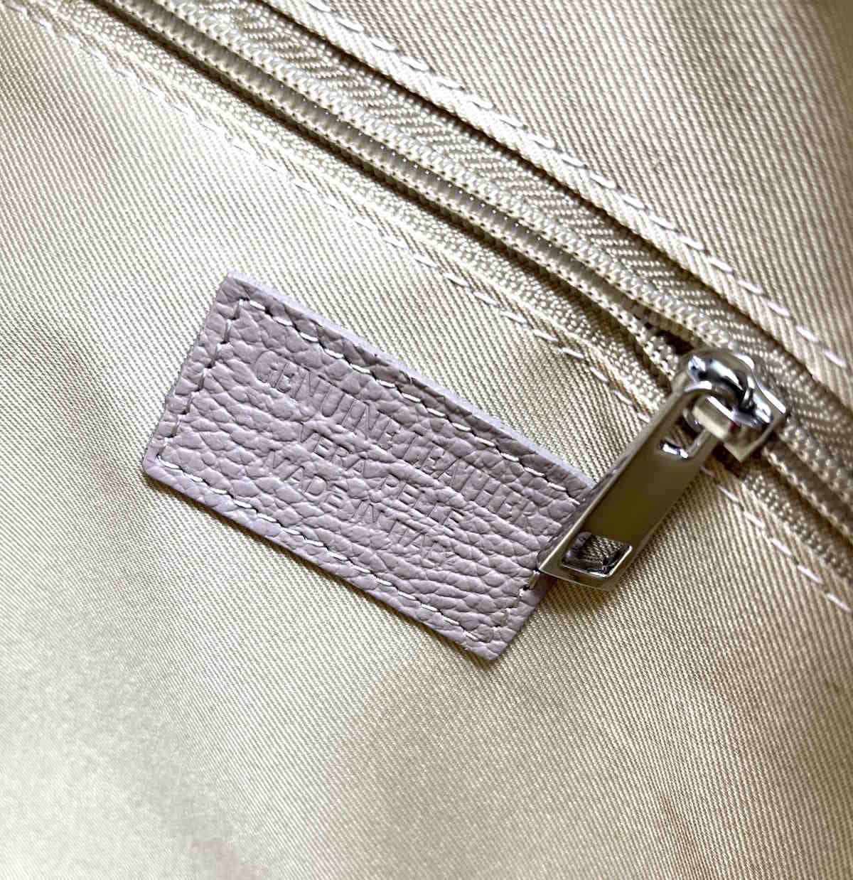 Große Ledertasche Damen Made in Italy – Art. 112428 | Taupe