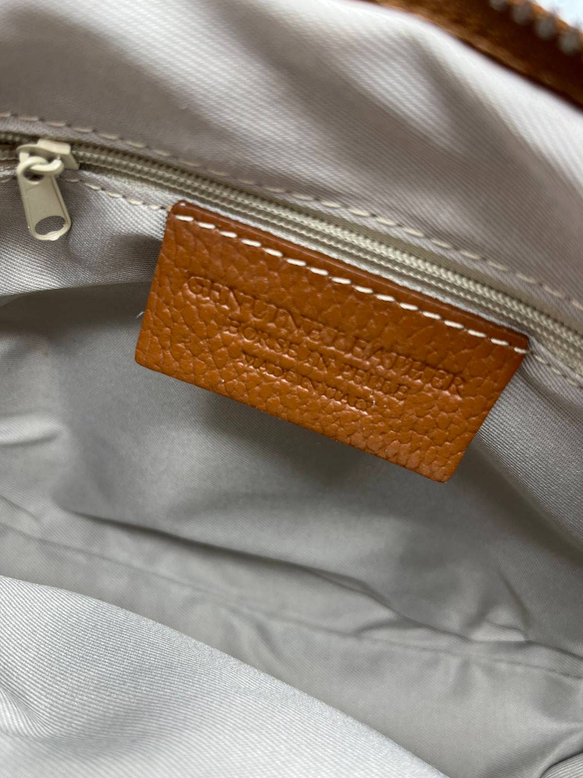 Schultertasche aus echtem Leder, hergestellt in Italien, Art. 112417