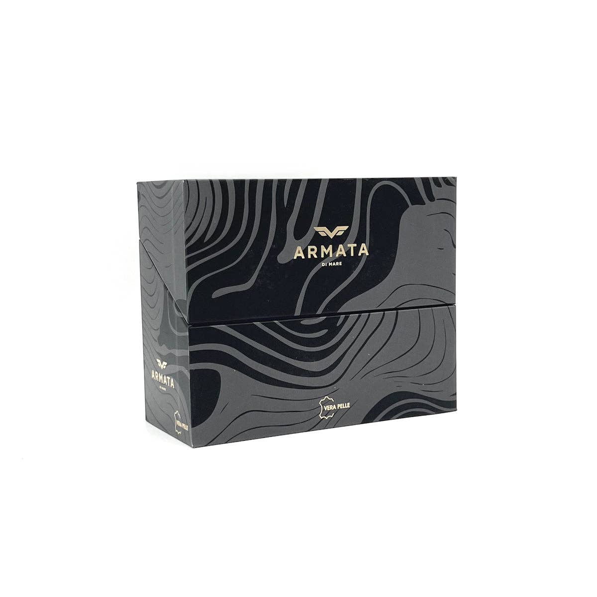 Herren Ledergürtel mit Geschenkbox, Armata di Mare, Art. IDK981-35