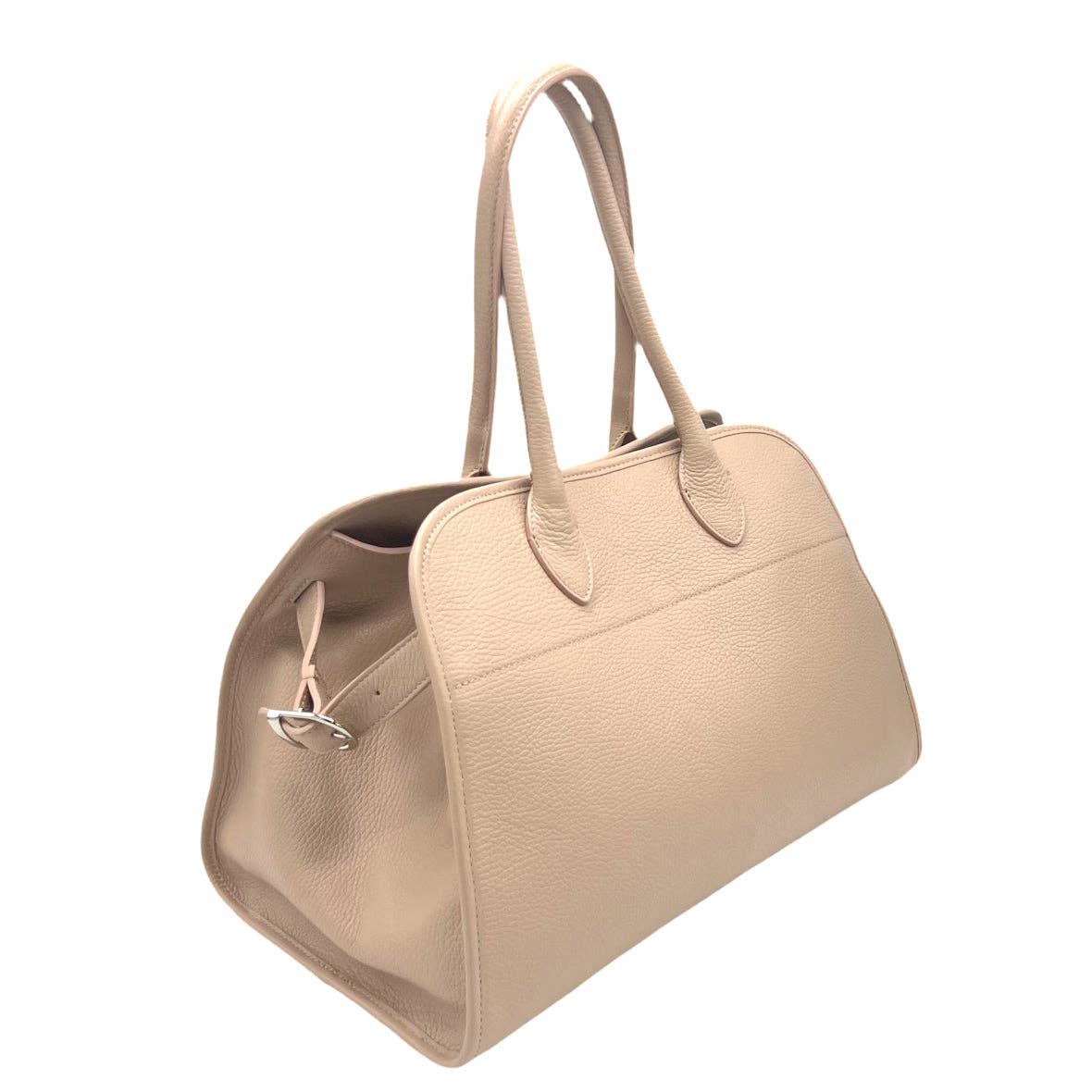 Echte Leder-Schultertasche, mittlere Größe, hergestellt in Italien, Art. 112508