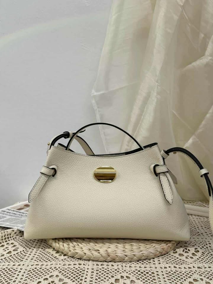 Elegante Ledertasche A00097 – Avorio