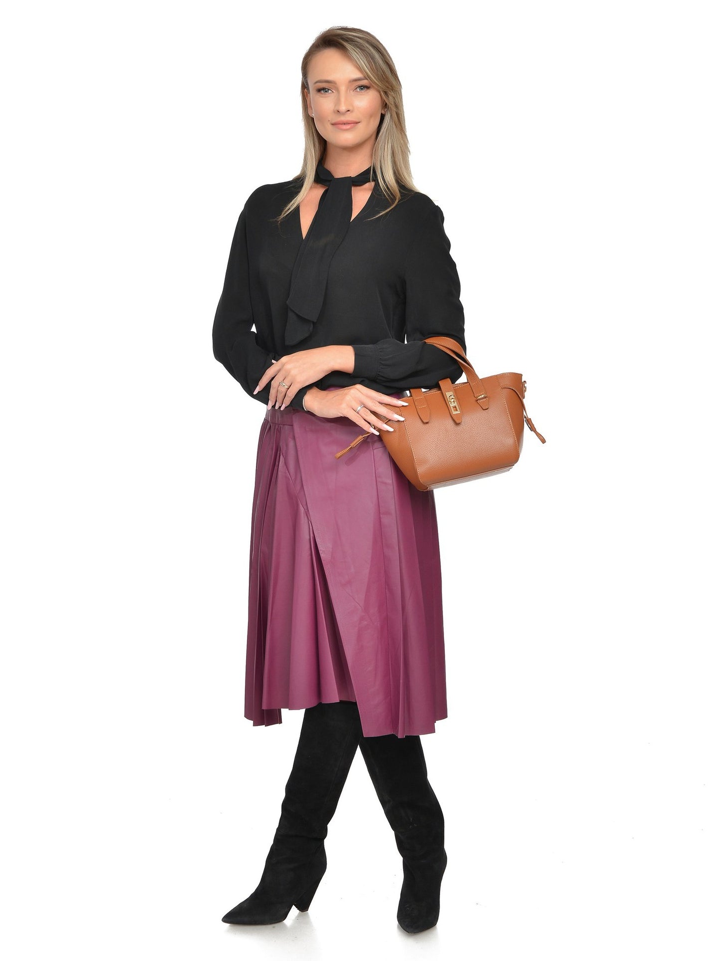 Handtasche mit Schnallendetail