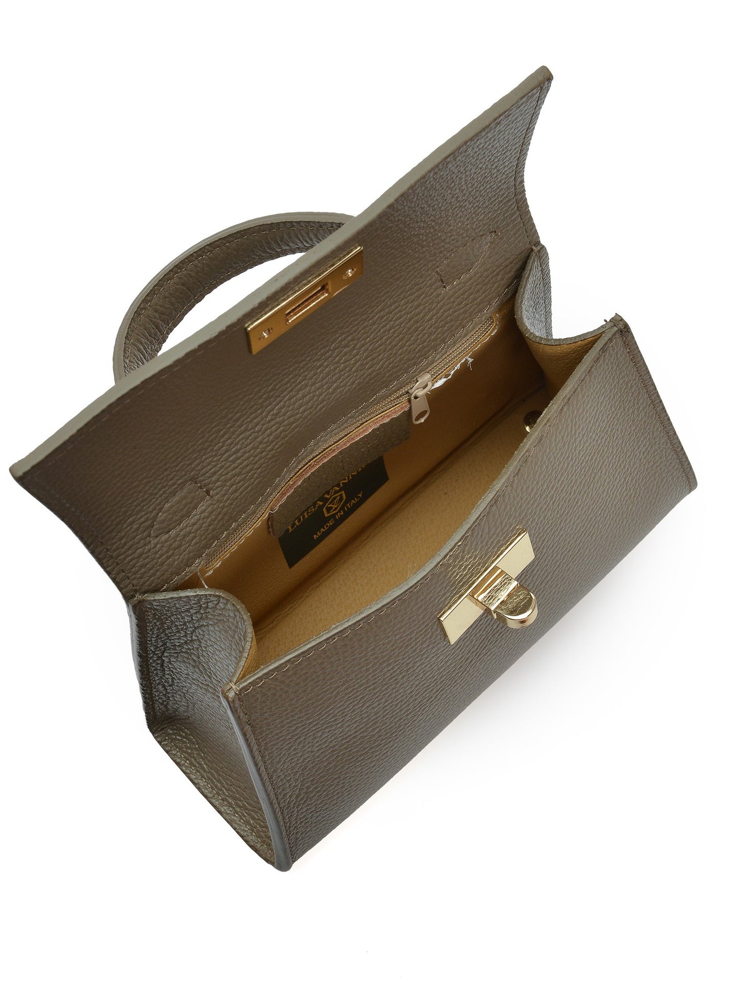 Handtasche mit Drehverschluss