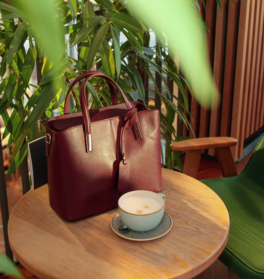 Anna Luchini AL 1876 Tote Bag - Vino