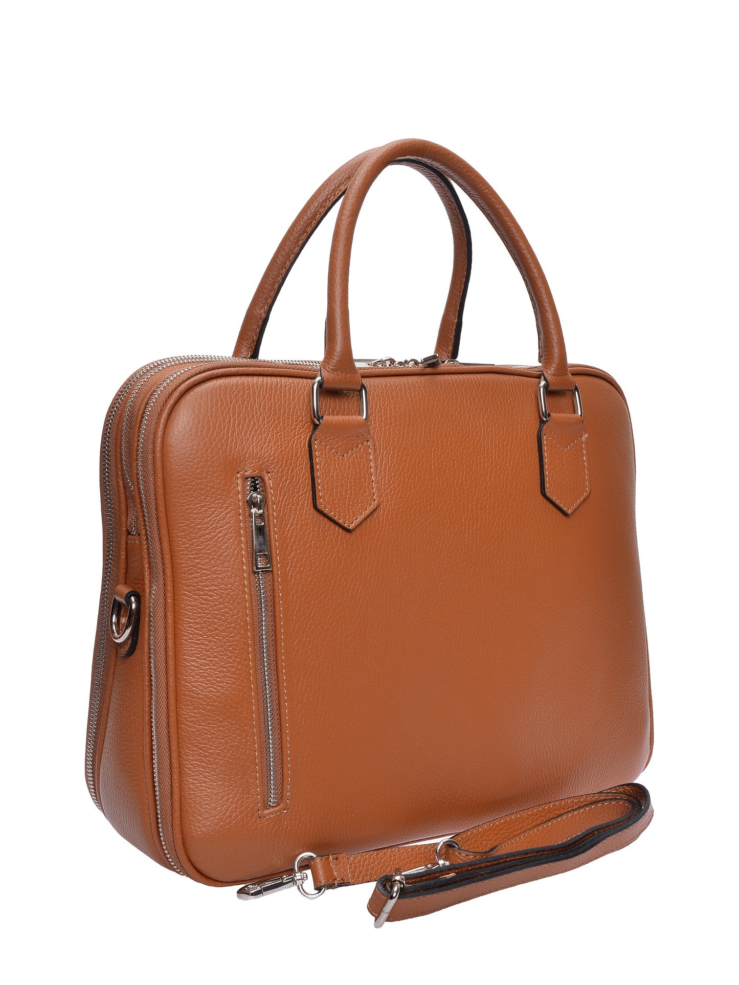 Luisa Vannini Laptop Bag LV 106T – Laptoptasche aus echtem Leder, Hergestellt in Italien