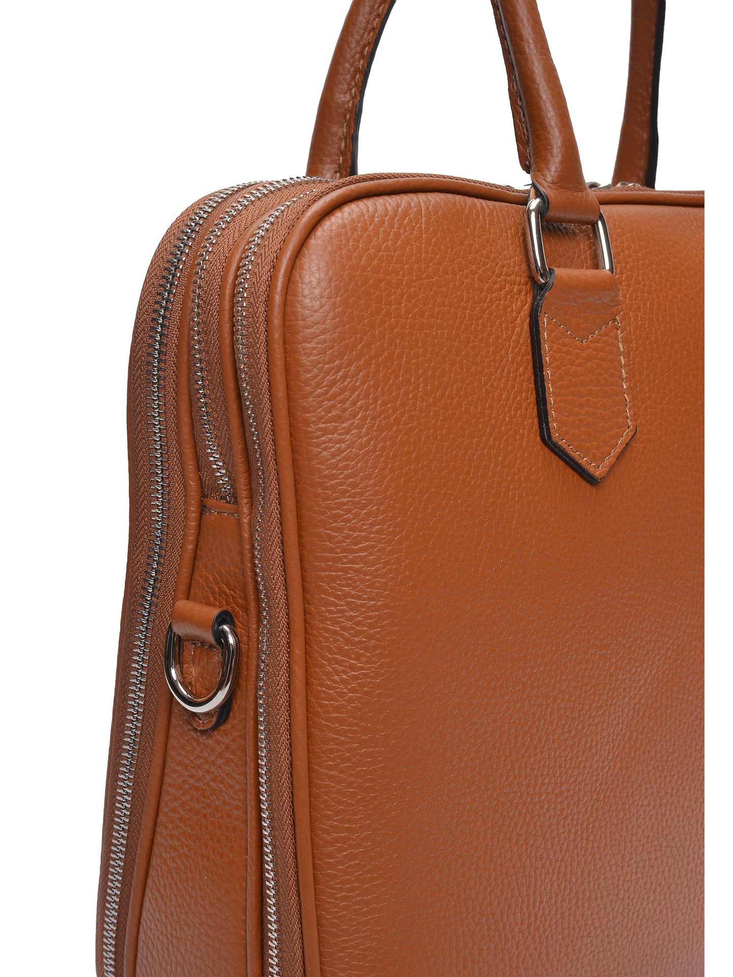Luisa Vannini Laptop Bag LV 106T – Laptoptasche aus echtem Leder, Hergestellt in Italien