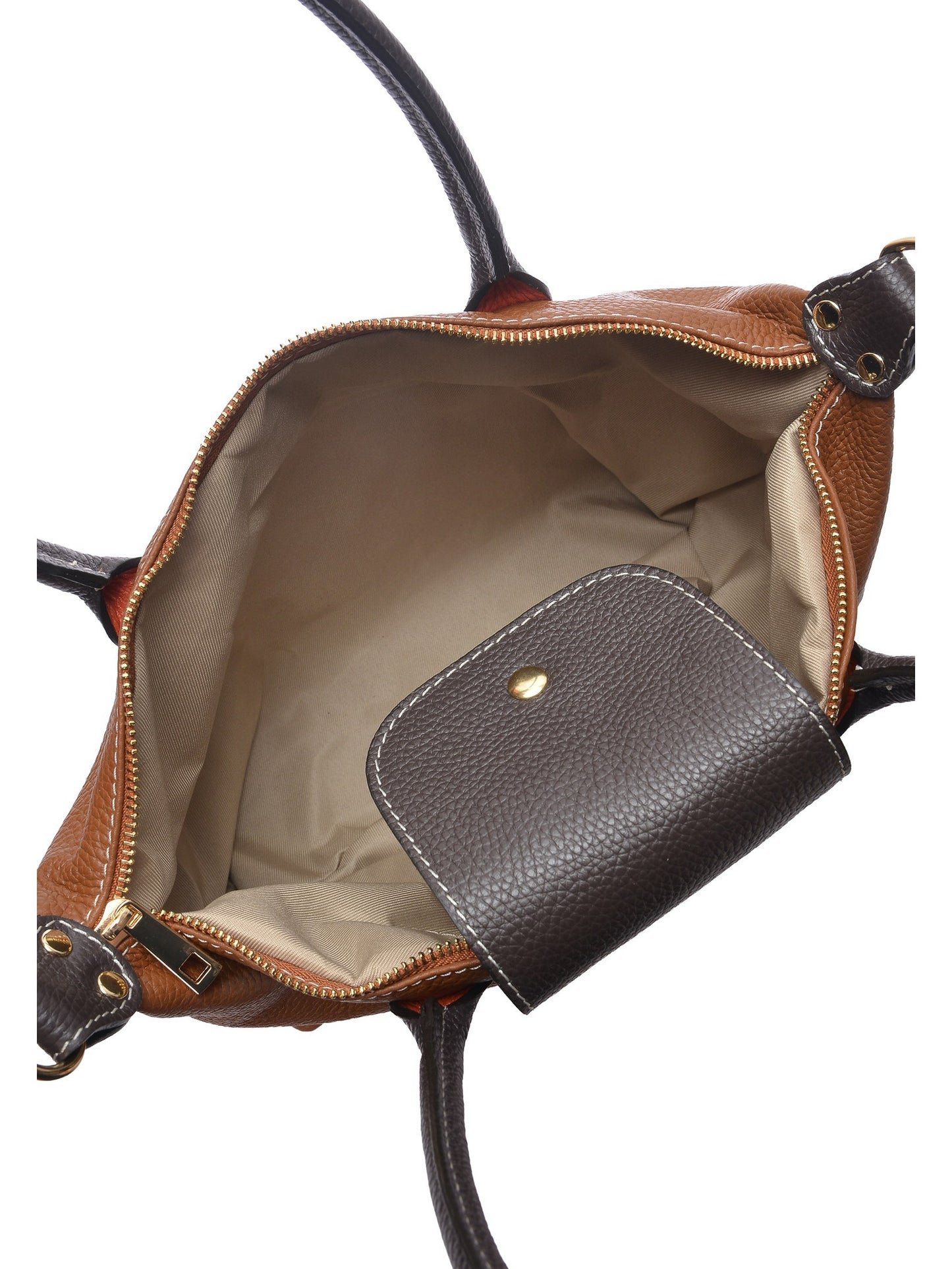 Anna Luchini Shoulder Bag AL 156 – Handtasche aus echtem Leder, Hergestellt in Italien