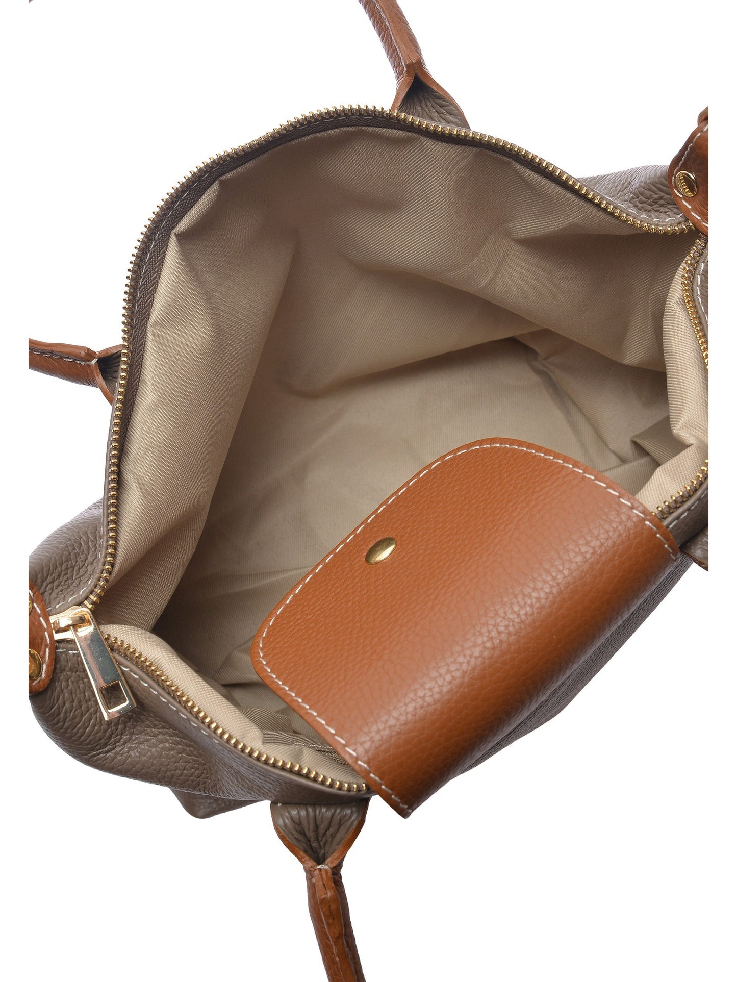 Anna Luchini Shoulder Bag AL 156 – Handtasche aus echtem Leder, Hergestellt in Italien