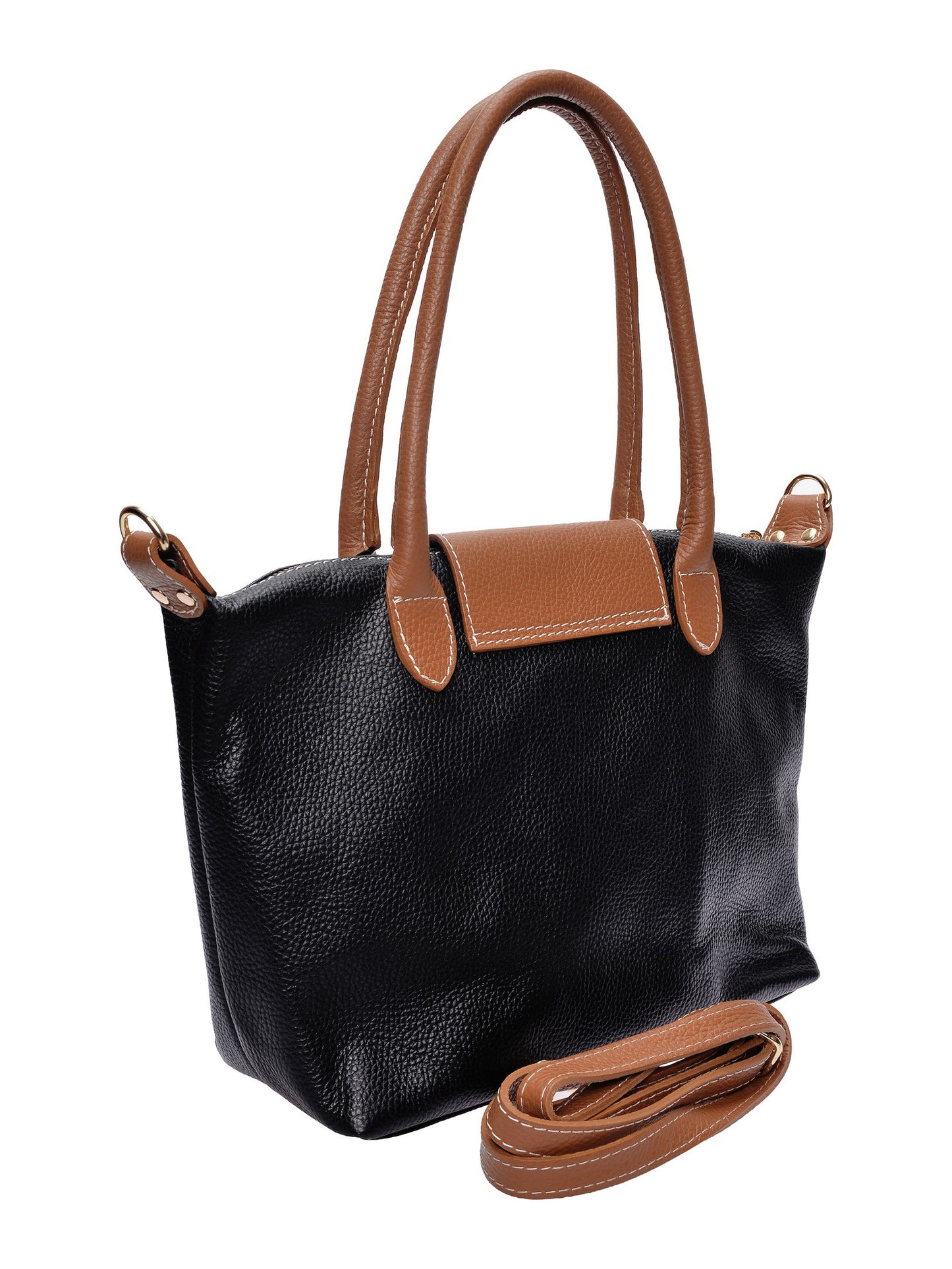 Anna Luchini Shoulder Bag AL 156 – Handtasche aus echtem Leder, Hergestellt in Italien