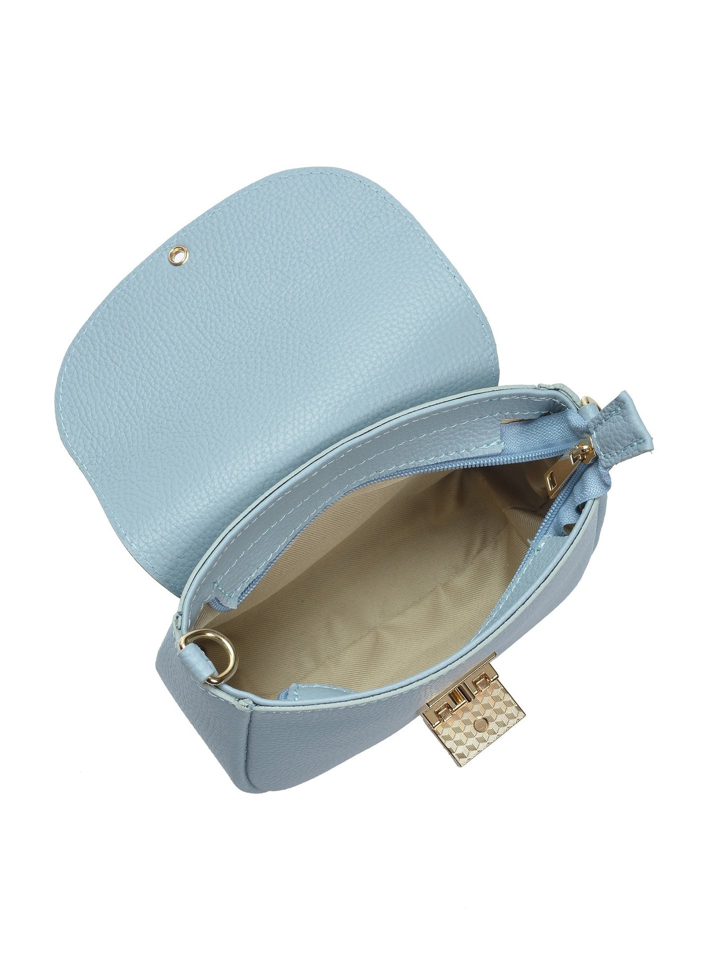 Anna Luchini Crossbody Bag AL 157 – Handtasche aus echtem Leder, Hergestellt in Italien