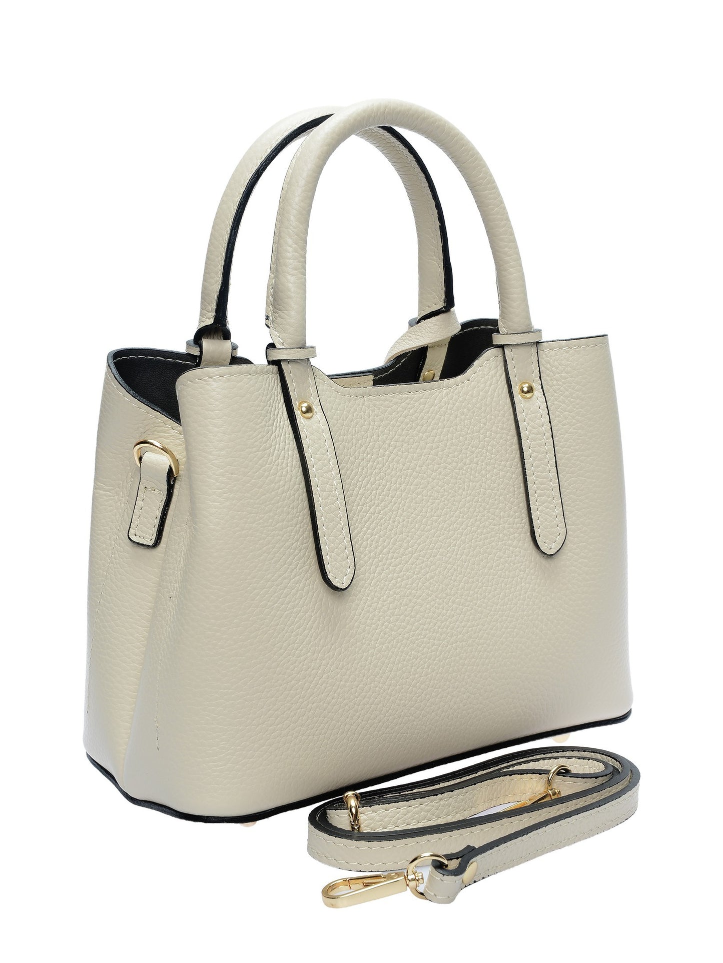 Anna Luchini Tote Bag AL 158 – Handtasche aus echtem Leder, Hergestellt in Italien