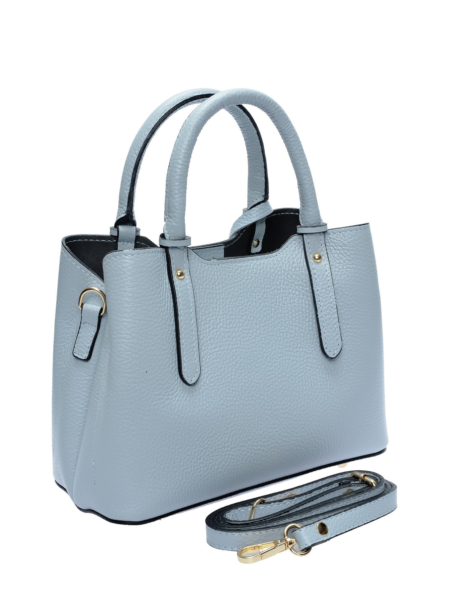 Anna Luchini Tote Bag AL 158 – Handtasche aus echtem Leder, Hergestellt in Italien