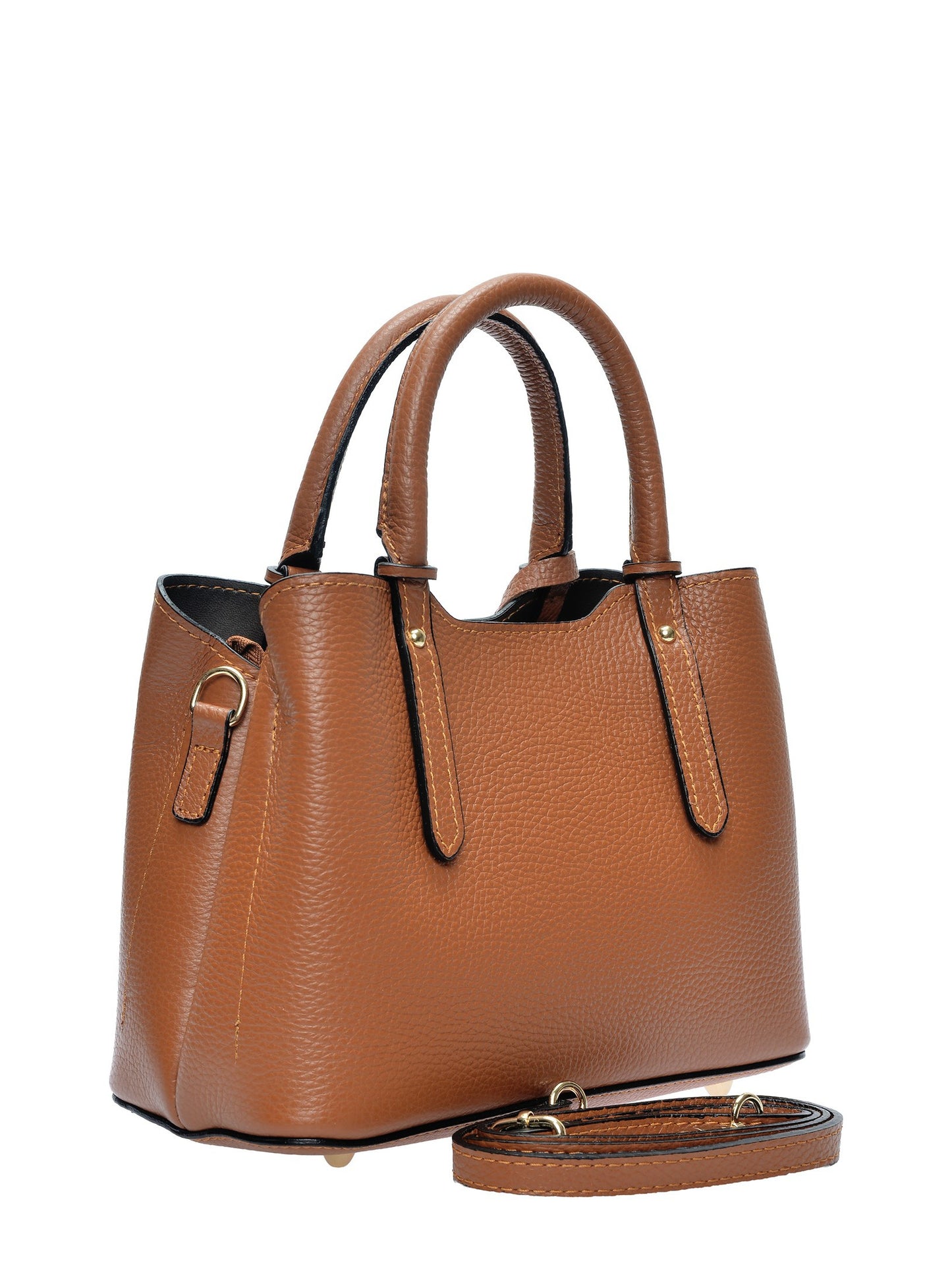 Anna Luchini Tote Bag AL 158 – Handtasche aus echtem Leder, Hergestellt in Italien