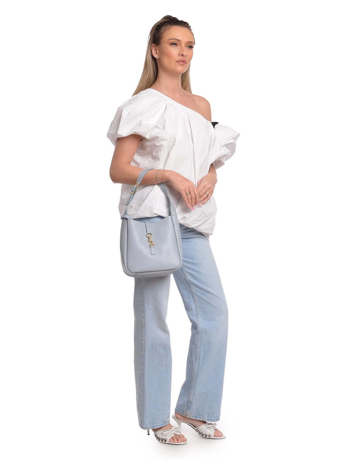 Anna Luchini Handbag AL 159 – Handtasche aus echtem Leder, Hergestellt in Italien