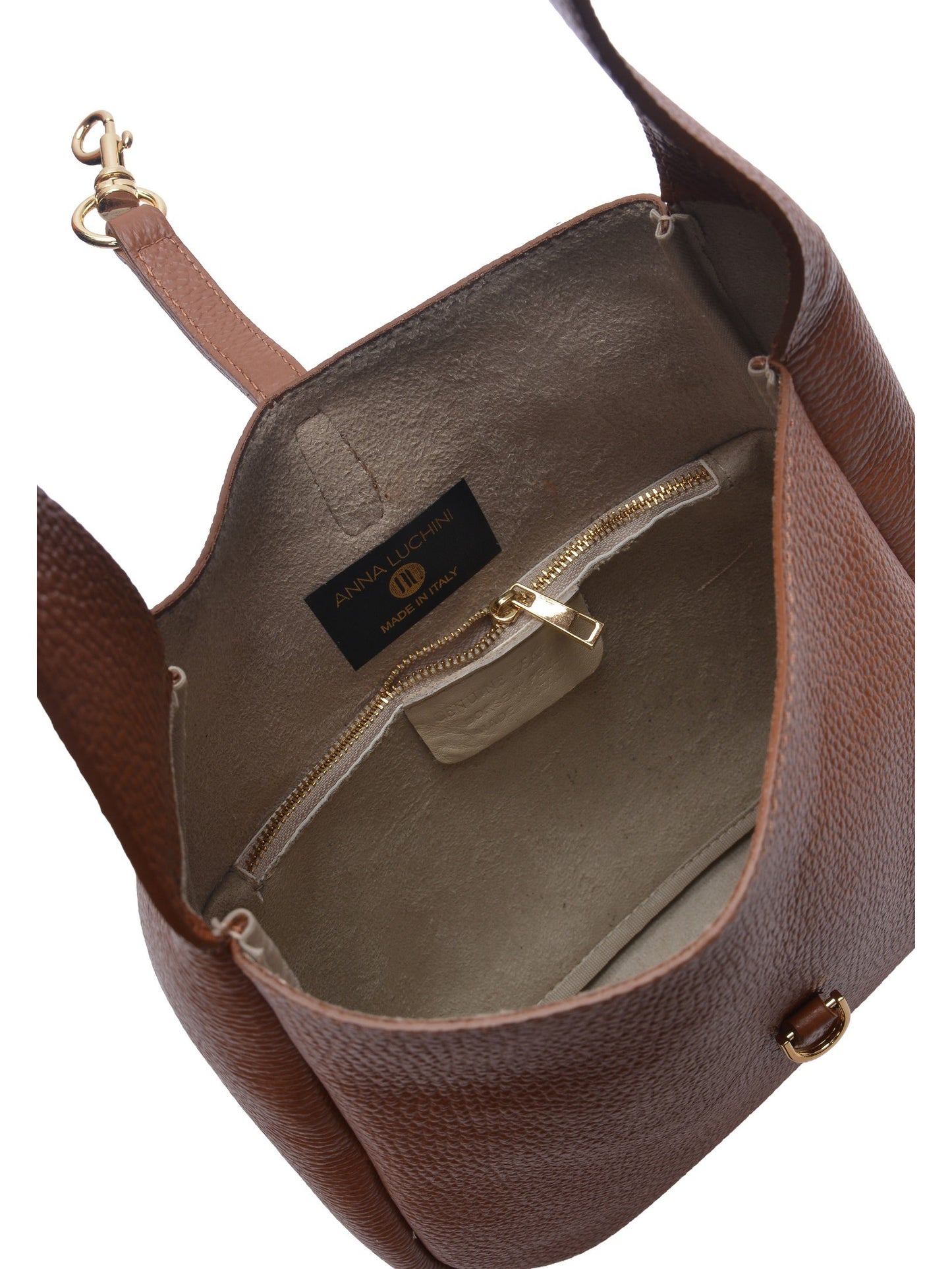 Anna Luchini Handbag AL 159 – Handtasche aus echtem Leder, Hergestellt in Italien