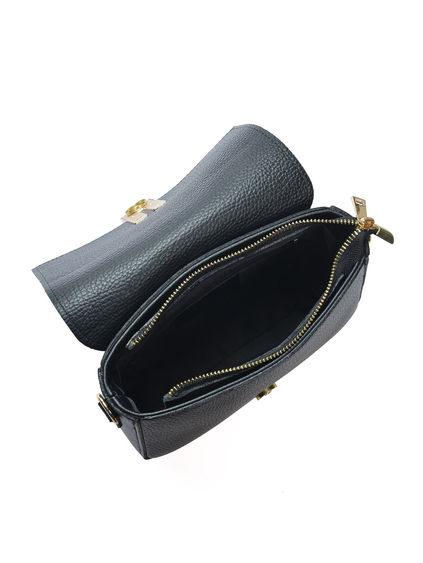 Anna Luchini Crossbody Bag AL 160 – Handtasche aus echtem Leder, Hergestellt in Italien