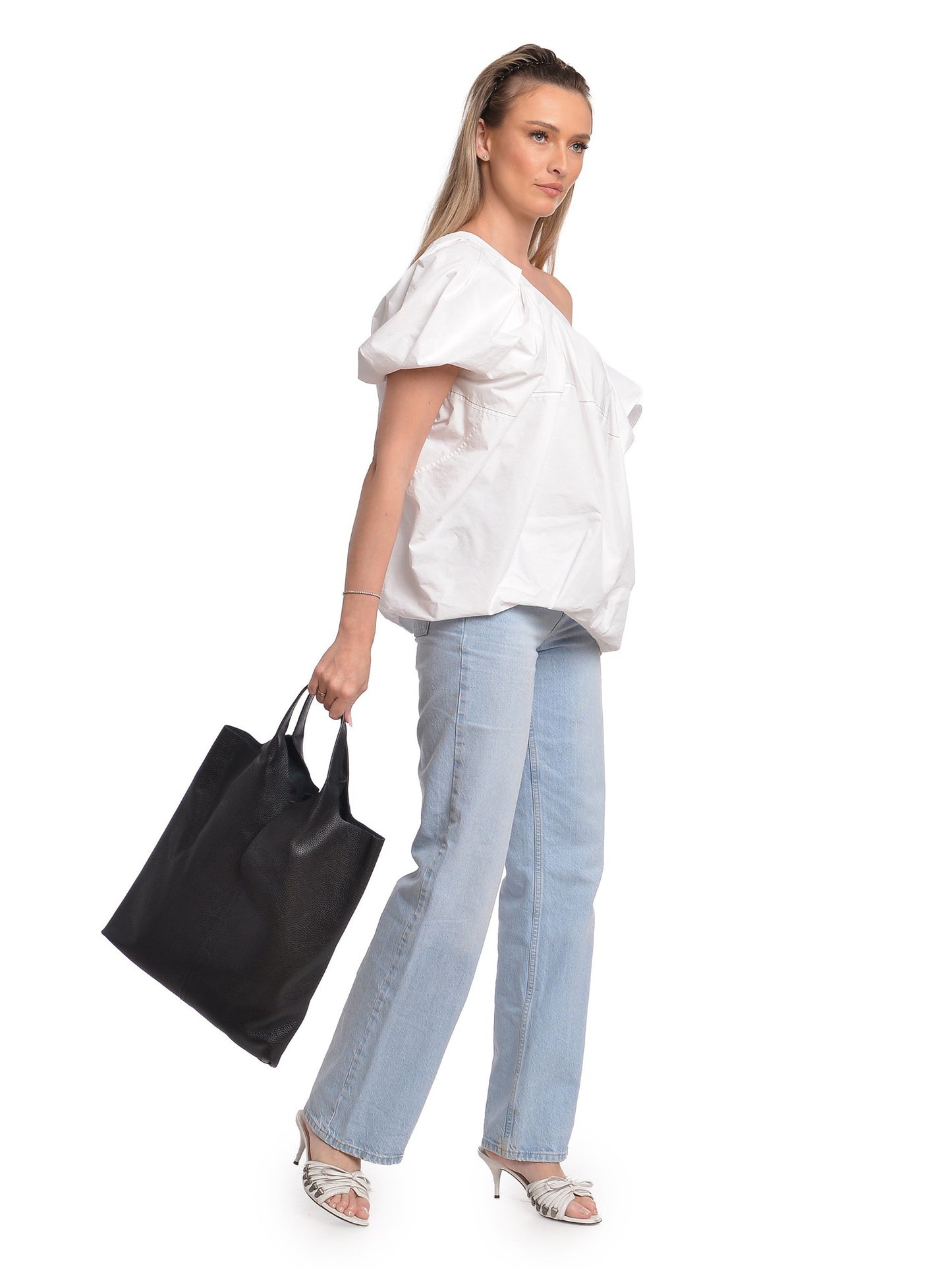 Anna Luchini Hobo Bag AL 161 – Handtasche aus echtem Leder, Hergestellt in Italien