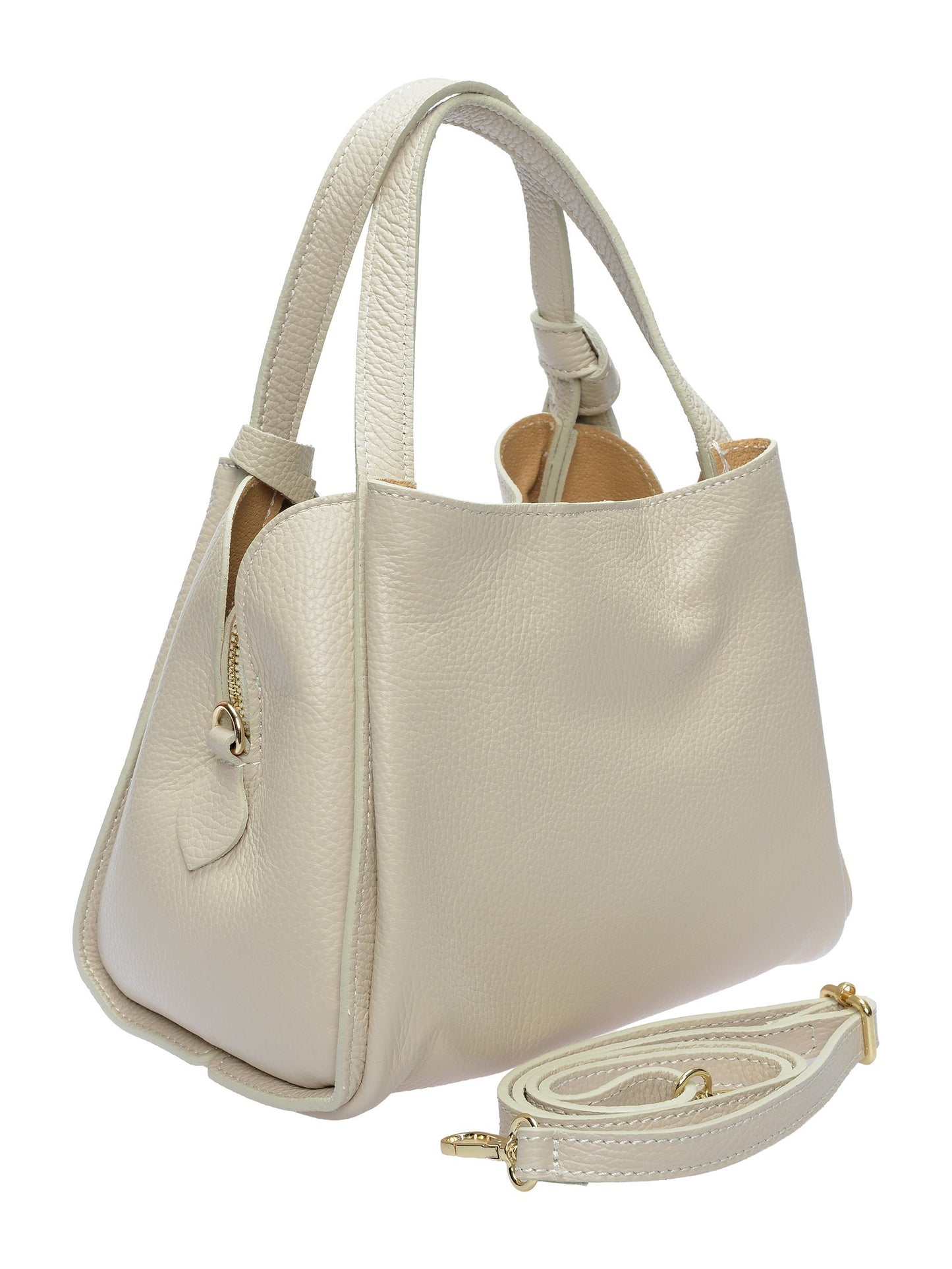 Anna Luchini Tote Bag AL 162T – Handtasche aus echtem Leder, Hergestellt in Italien