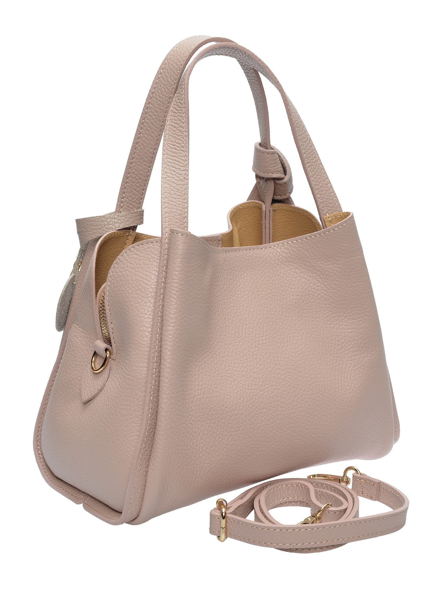 Anna Luchini Tote Bag AL 162T – Handtasche aus echtem Leder, Hergestellt in Italien