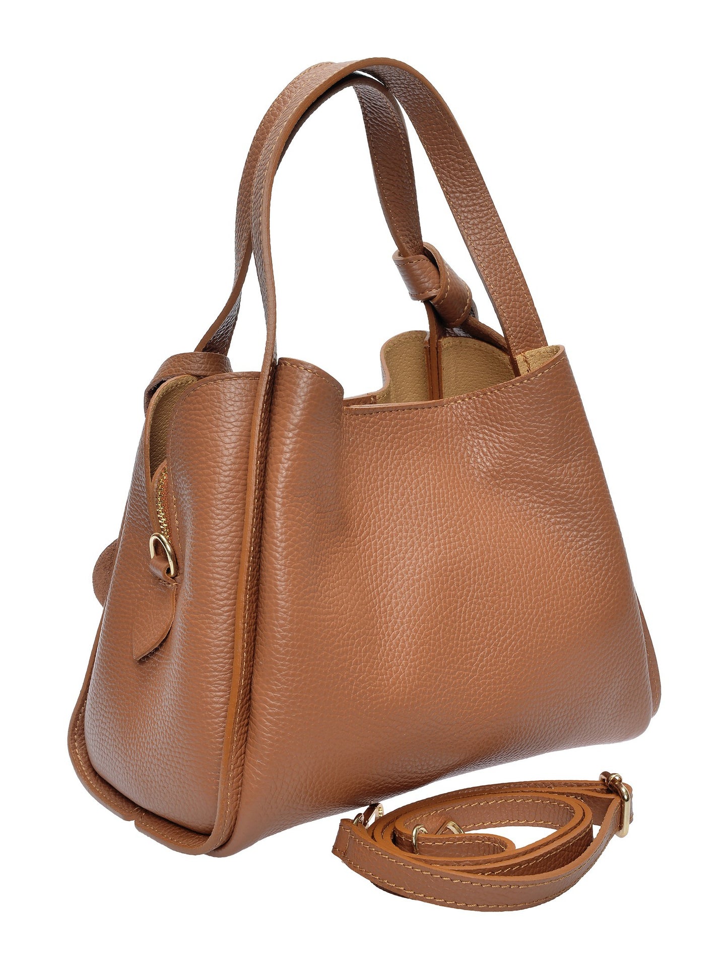 Anna Luchini Tote Bag AL 162T – Handtasche aus echtem Leder, Hergestellt in Italien