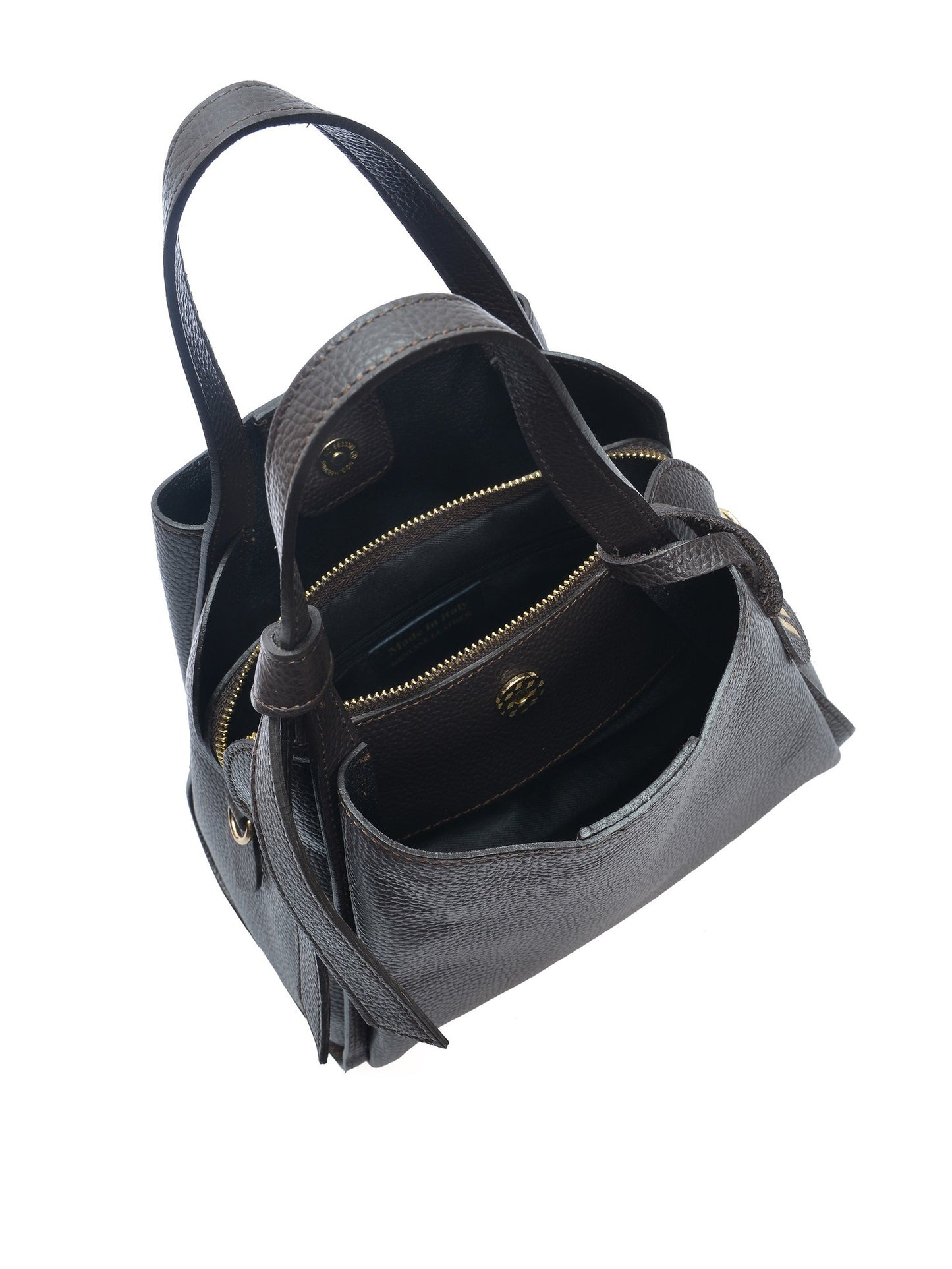 Anna Luchini Tote Bag AL 162T – Handtasche aus echtem Leder, Hergestellt in Italien