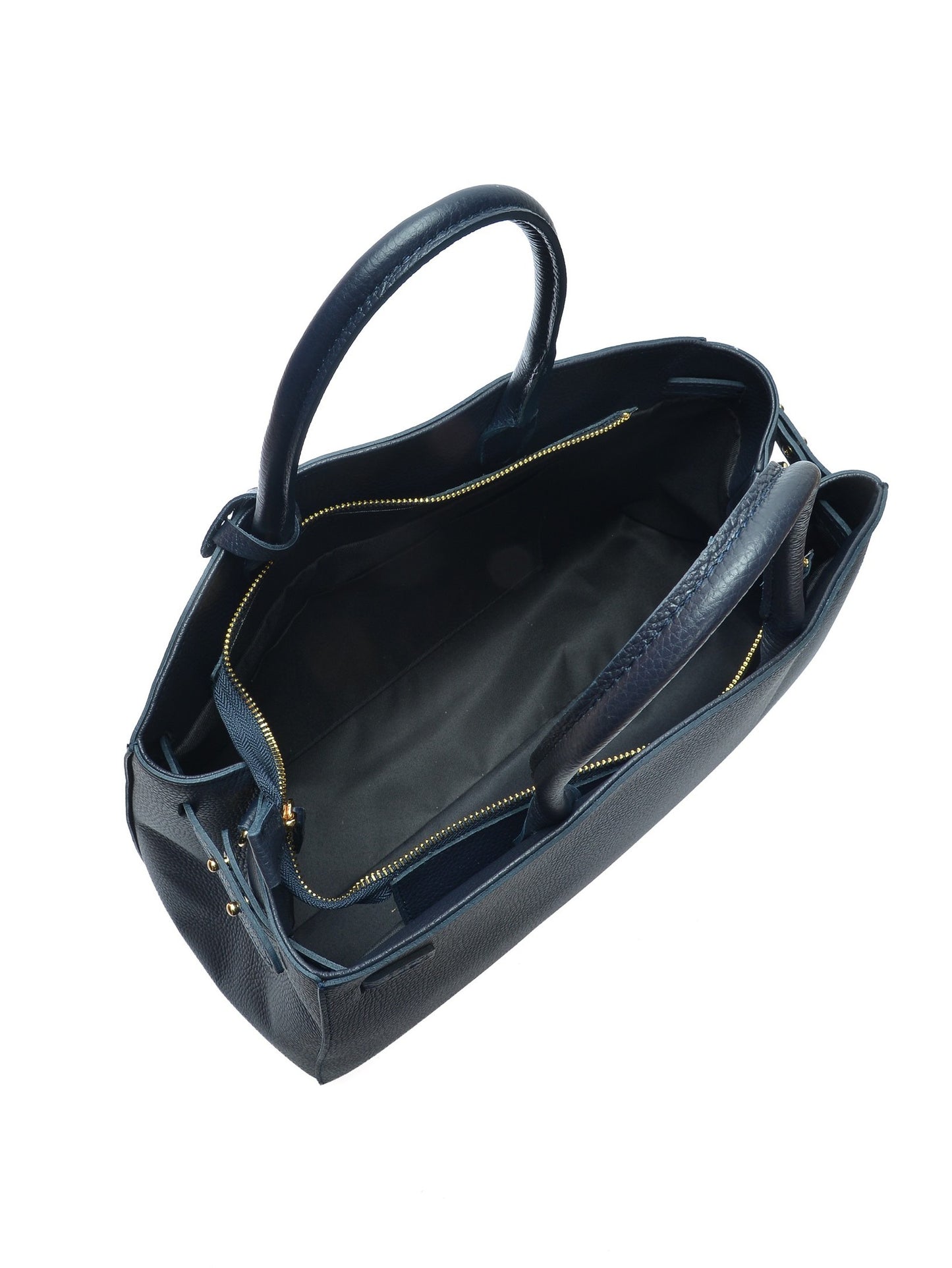 Anna Luchini Tote Bag AL 164T – Handtasche aus echtem Leder, Hergestellt in Italien