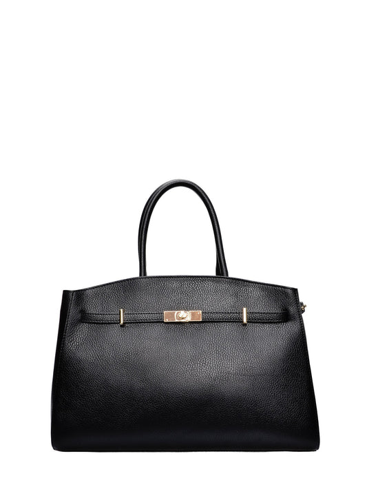 Anna Luchini Tote Bag AL 164T – Handtasche aus echtem Leder, Hergestellt in Italien