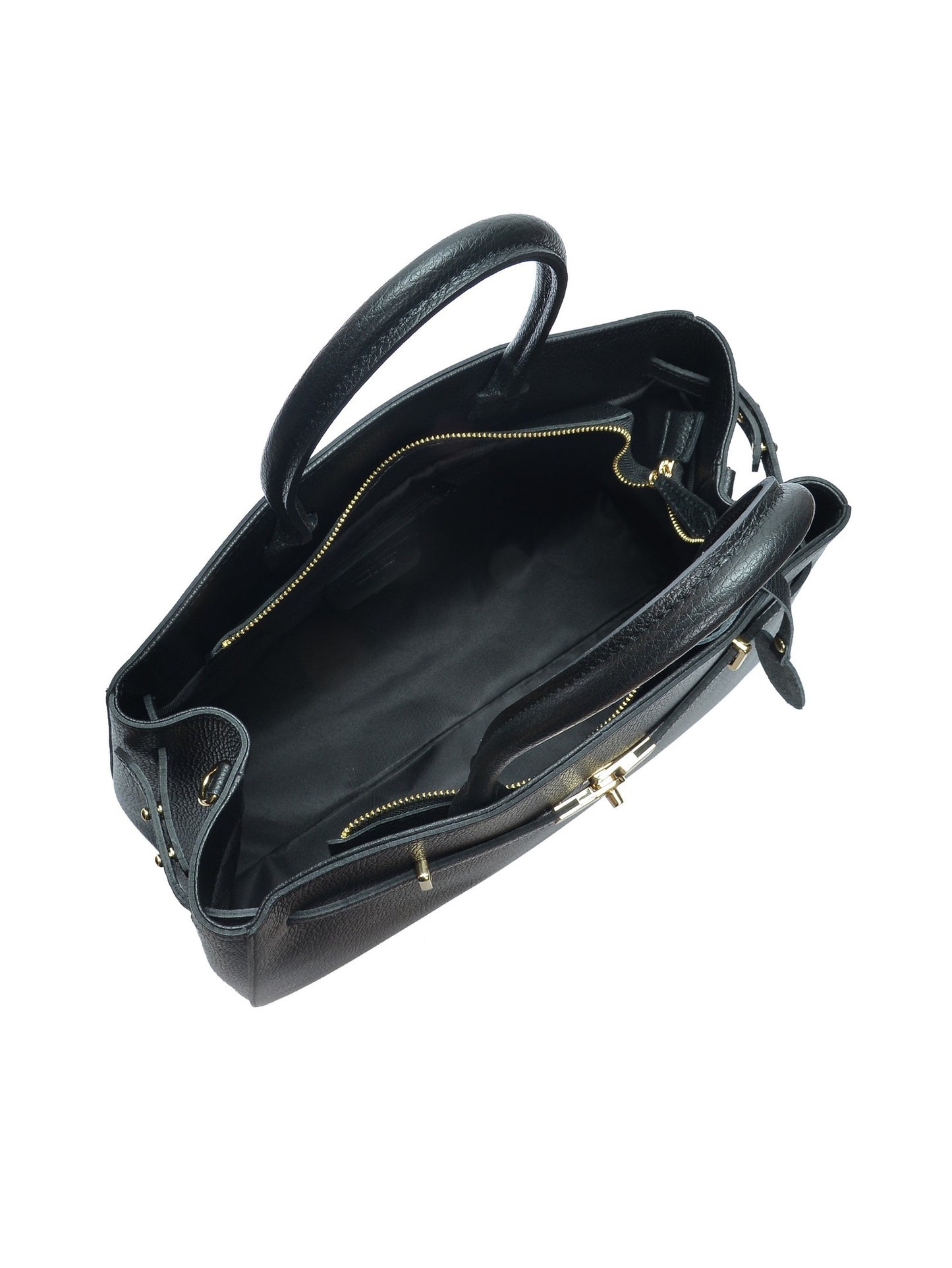 Anna Luchini Tote Bag AL 164T – Handtasche aus echtem Leder, Hergestellt in Italien