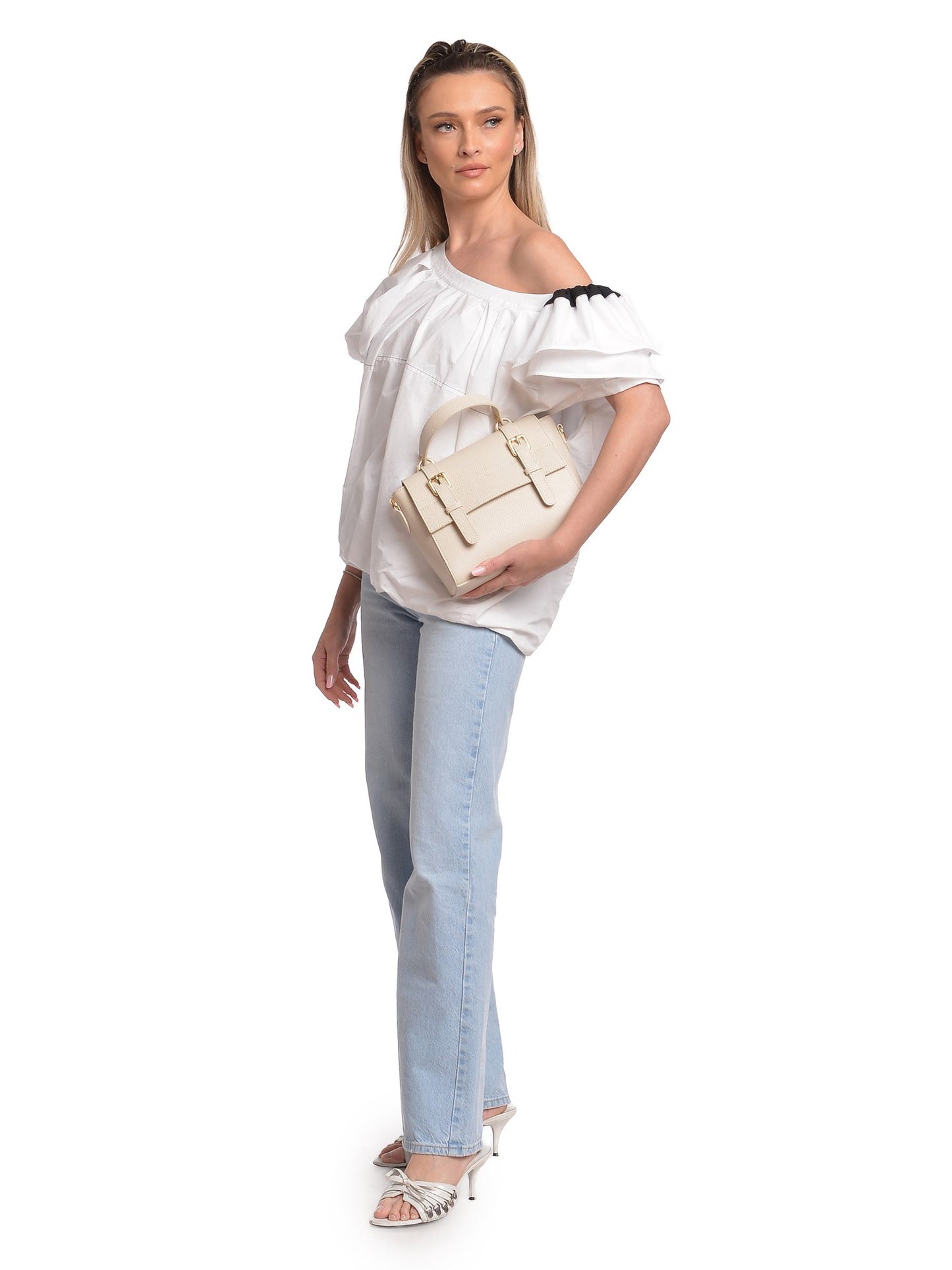 Anna Luchini Tote Bag AL 168T – Handtasche aus echtem Leder, Hergestellt in Italien
