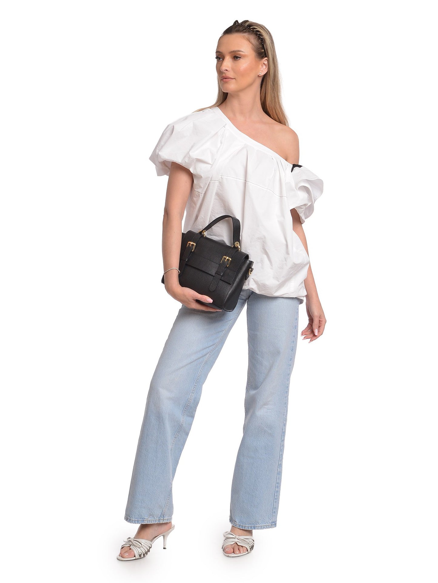 Anna Luchini Tote Bag AL 168T – Handtasche aus echtem Leder, Hergestellt in Italien
