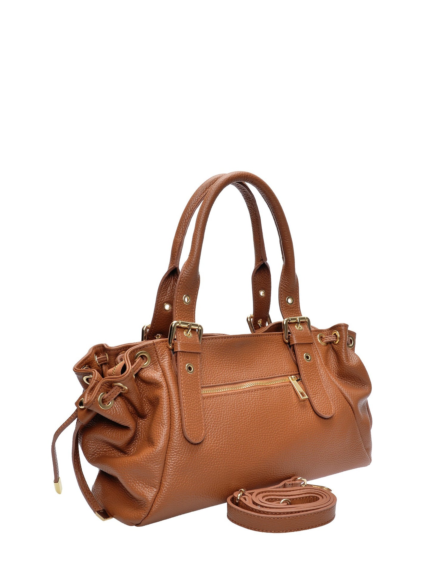 Anna Luchini Shoulder Bag AL 170T – Handtasche aus echtem Leder, Hergestellt in Italien