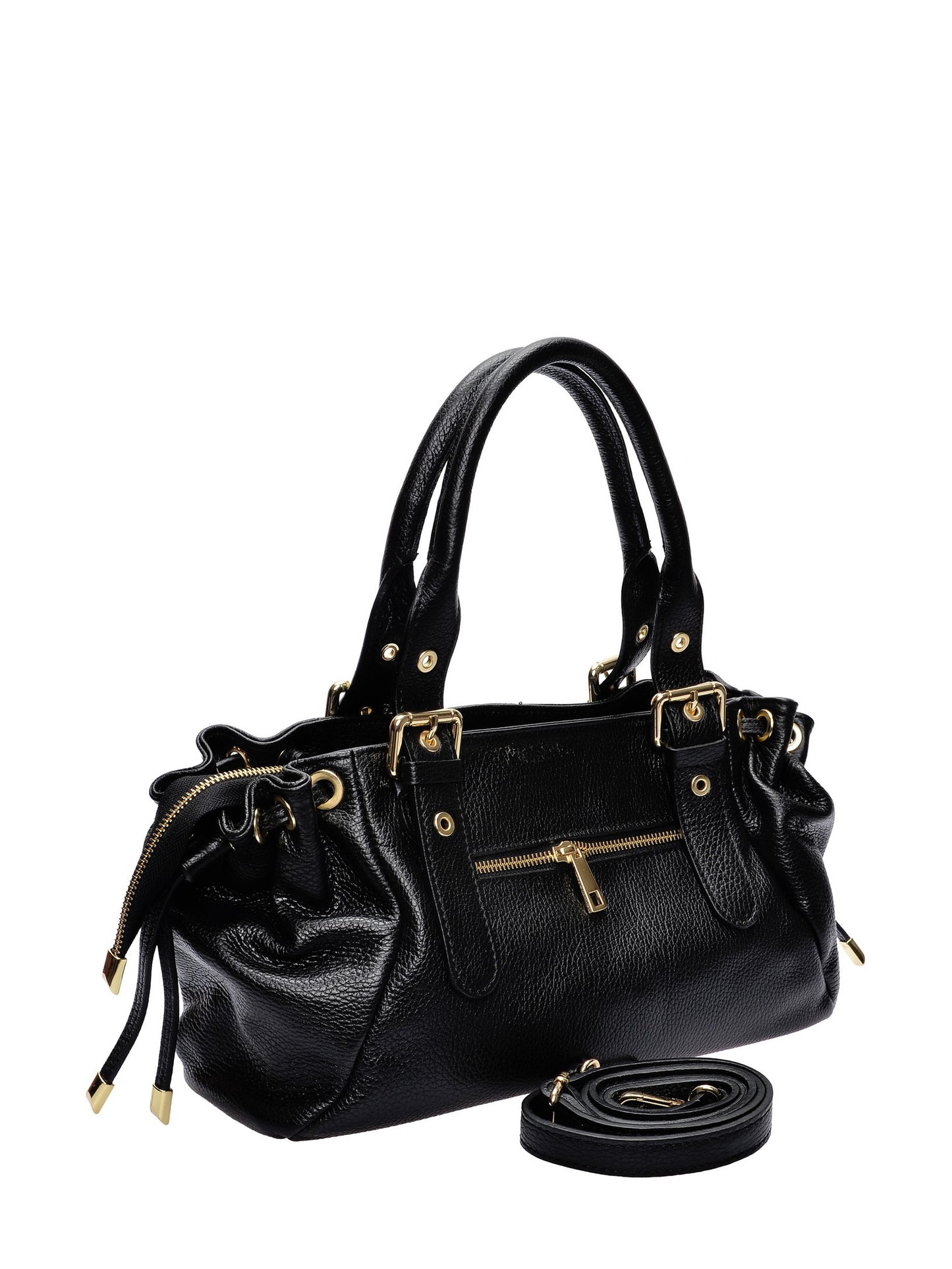 Anna Luchini Shoulder Bag AL 170T – Handtasche aus echtem Leder, Hergestellt in Italien