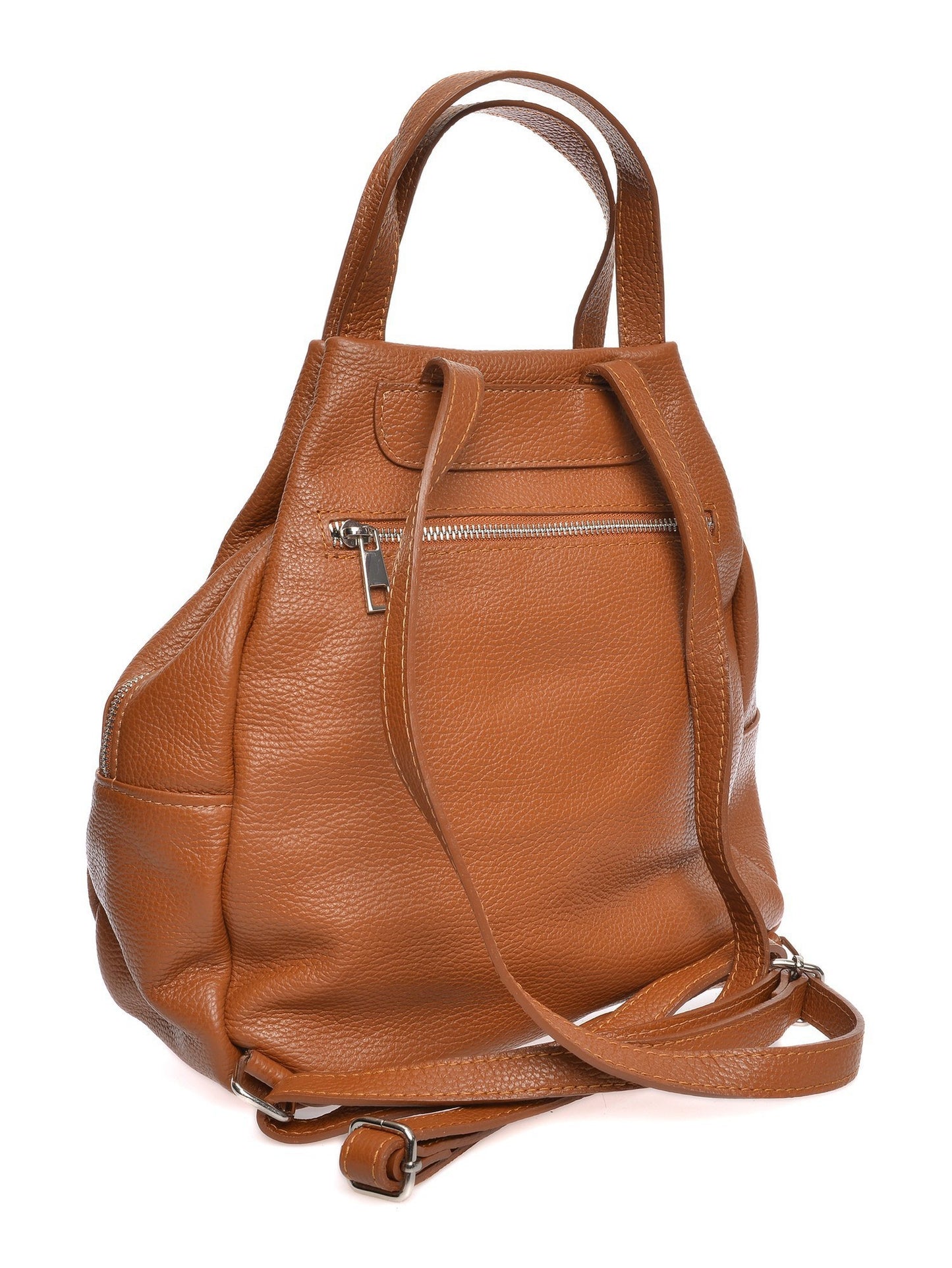 Anna Luchini Backpack AL 1921 – Rucksack aus echtem Leder, Hergestellt in Italien