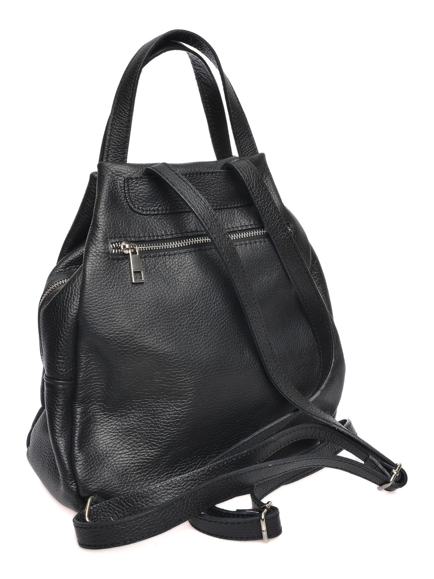 Anna Luchini Backpack AL 1921 – Rucksack aus echtem Leder, Hergestellt in Italien