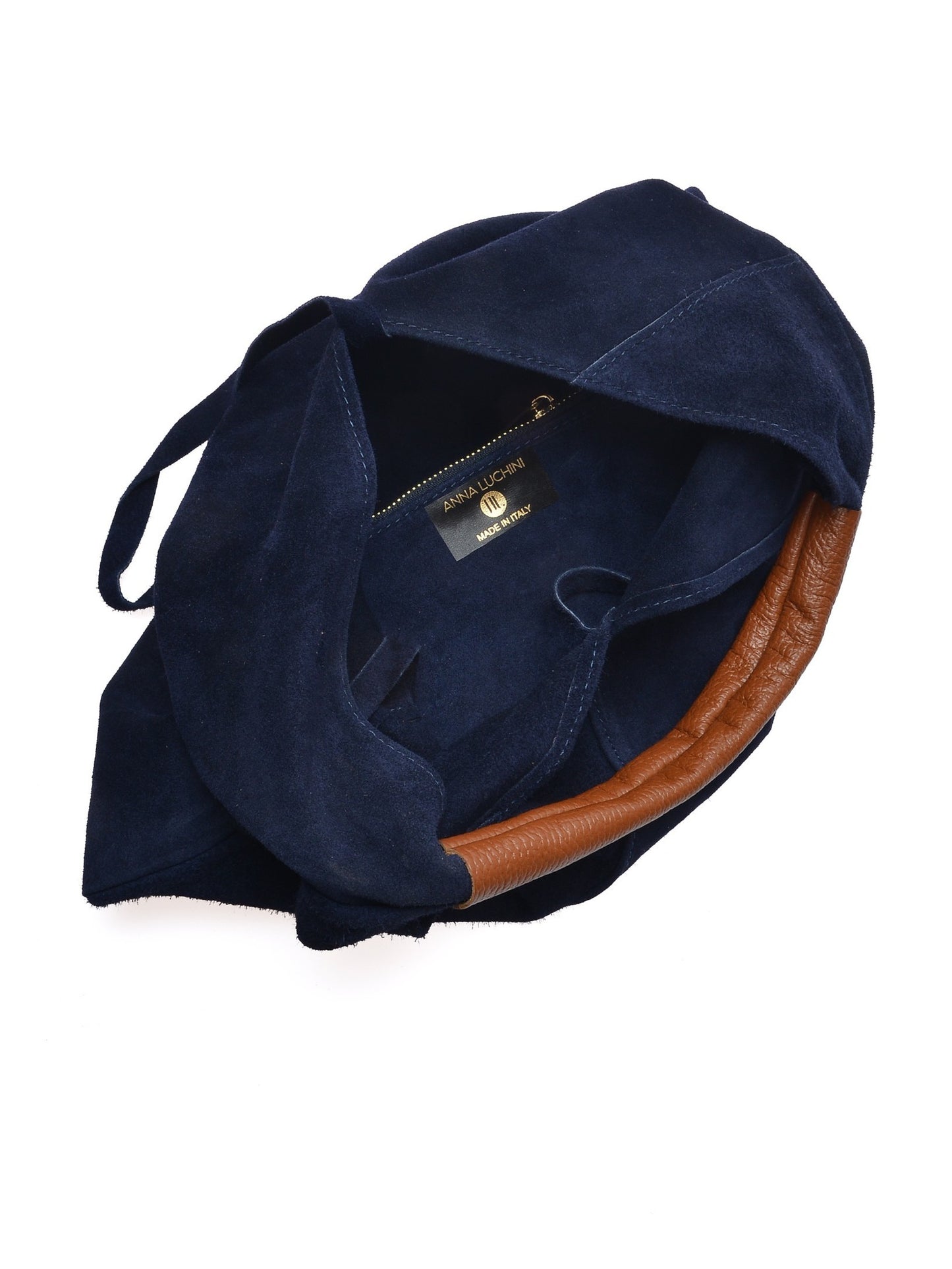 Anna Luchini Hobo Bag AL 8166 – Wildledertasche aus Italien
