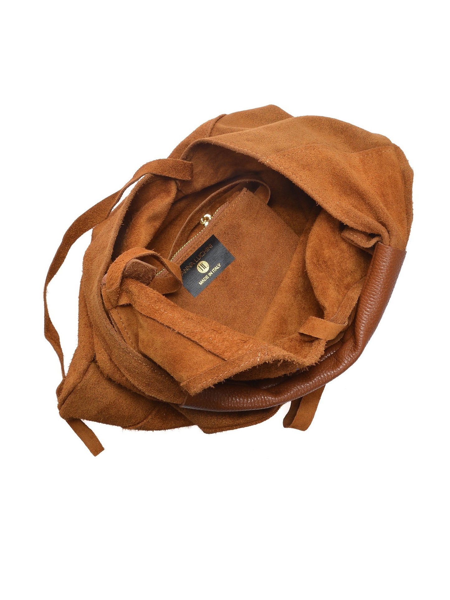 Anna Luchini Hobo Bag AL 8166 – Wildledertasche aus Italien