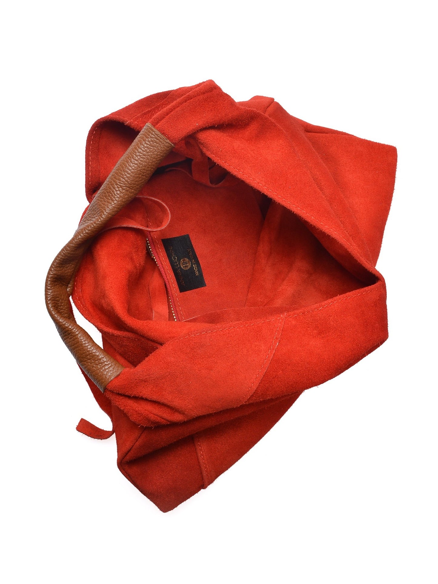 Anna Luchini Hobo Bag AL 8166 – Wildledertasche aus Italien
