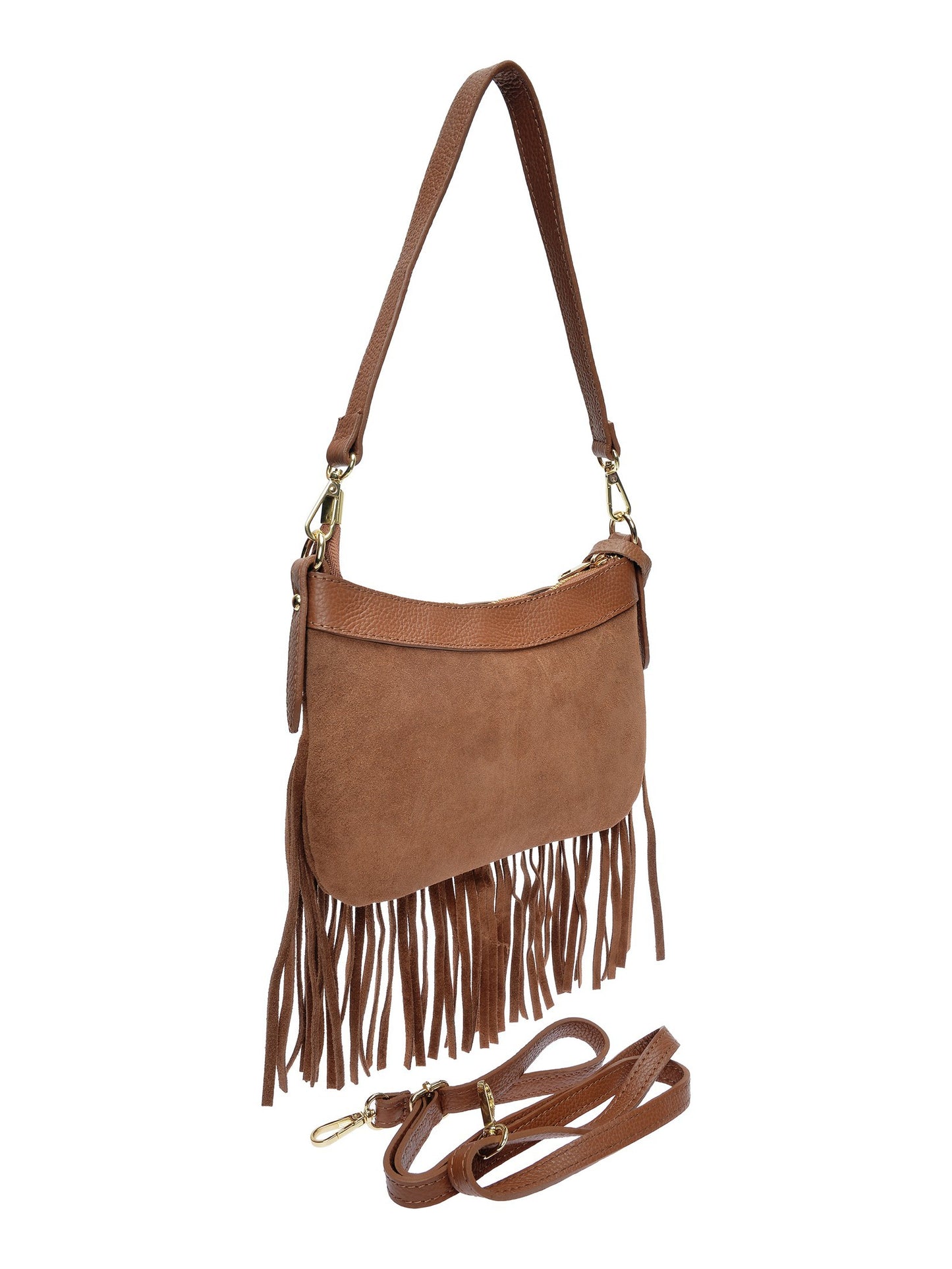 Anna Luchini Shoulder Bag AL 8194 – Handtasche aus echtem Leder, Hergestellt in Italien