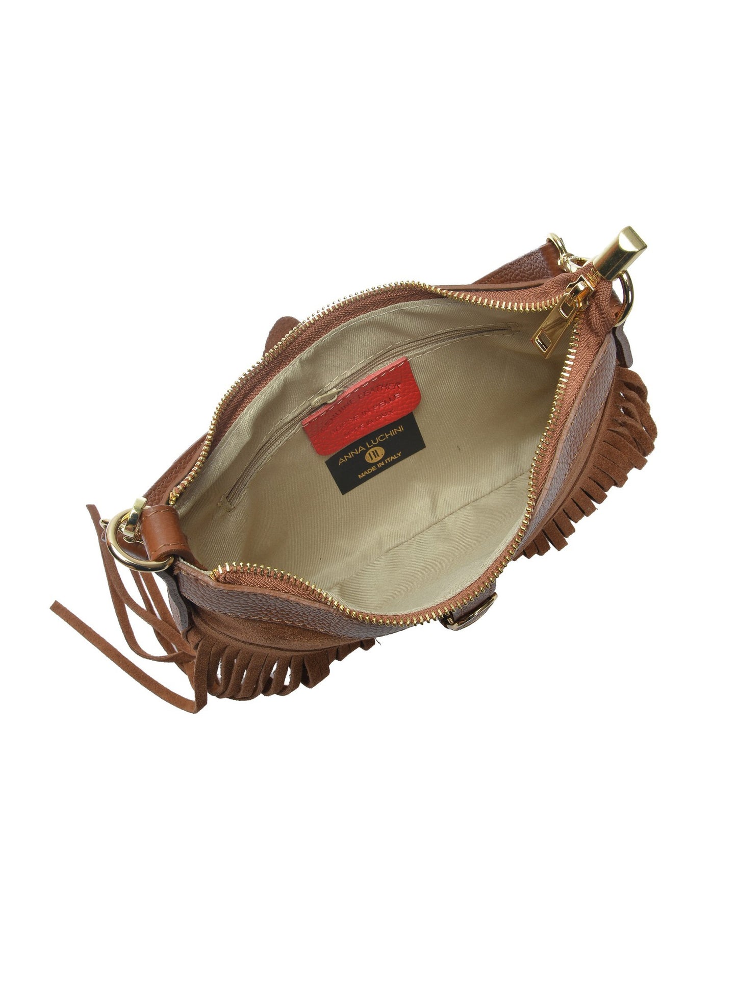Anna Luchini Shoulder Bag AL 8194 – Handtasche aus echtem Leder, Hergestellt in Italien