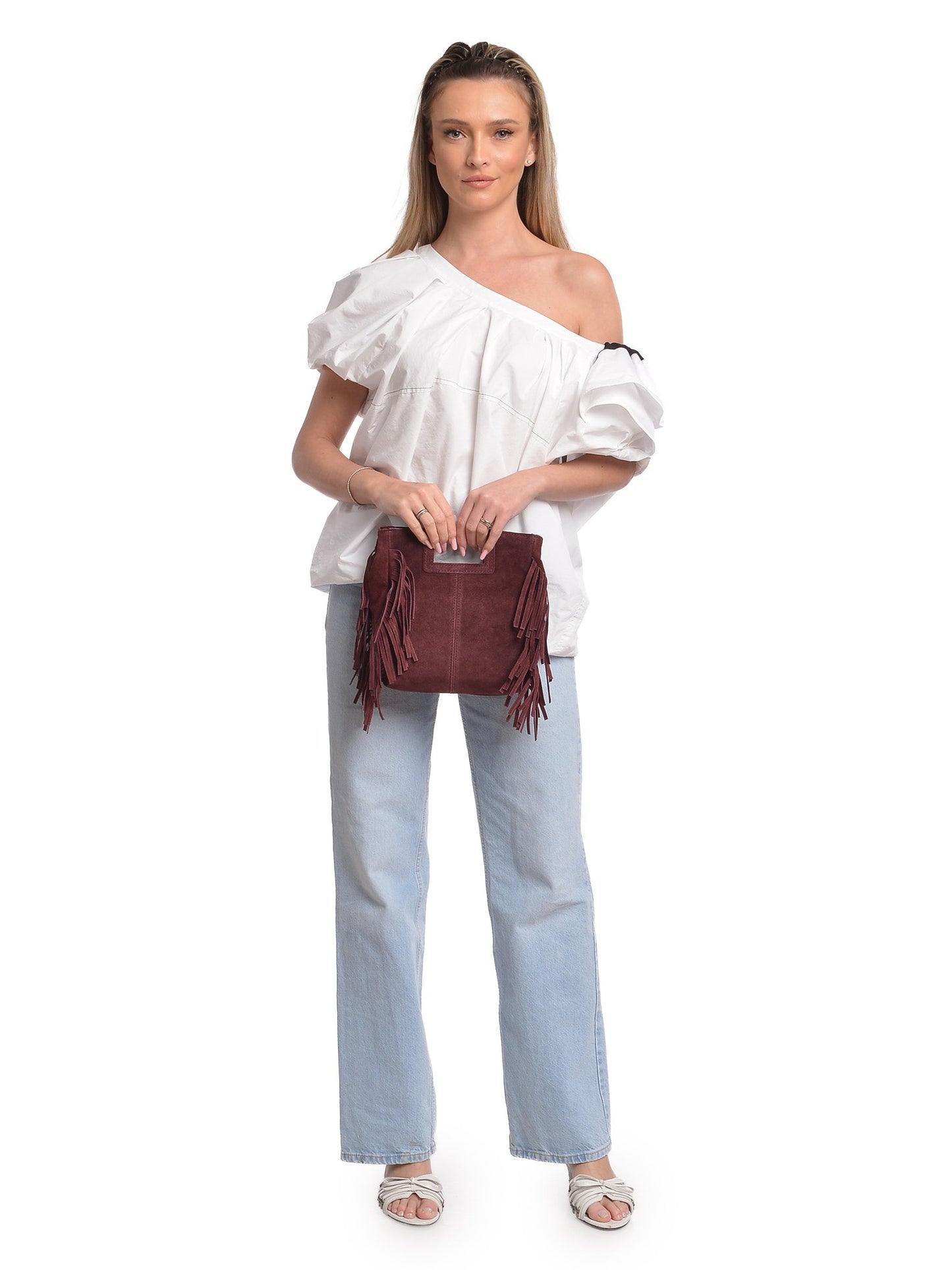 Anna Luchini Tote Bag AL 8197T – Handtasche aus echtem Leder, Hergestellt in Italien