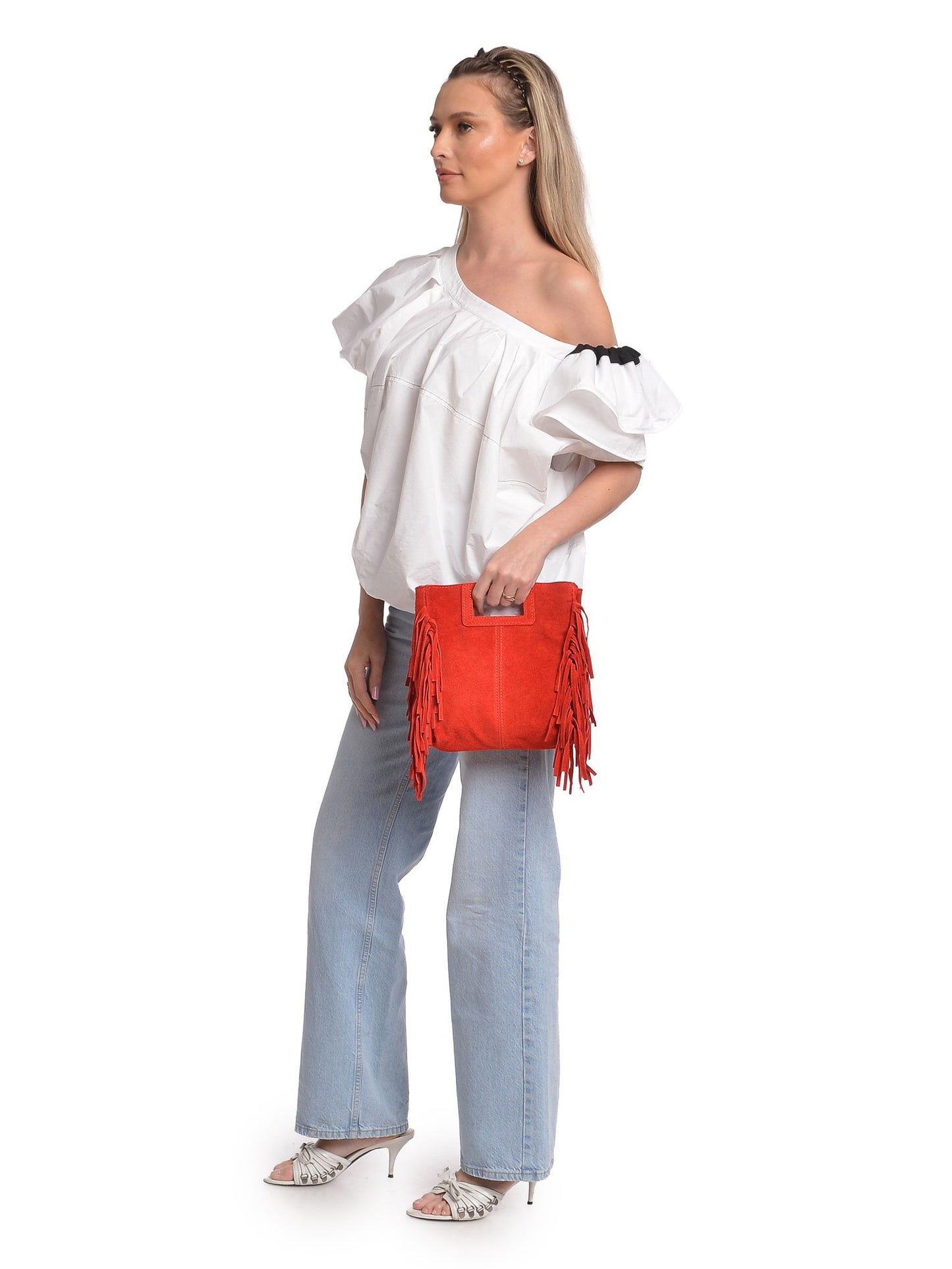 Anna Luchini Tote Bag AL 8197T – Handtasche aus echtem Leder, Hergestellt in Italien
