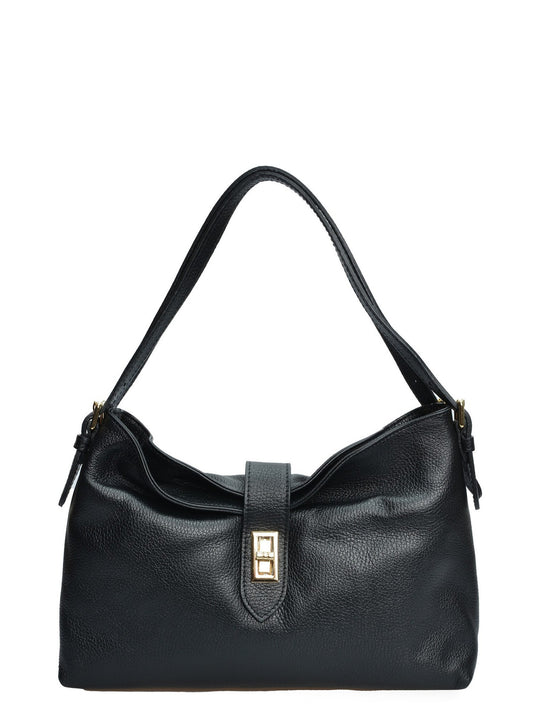 Anna Luchini Shoulder Bag AL SBV 19 – Handtasche aus echtem Leder, Hergestellt in Italien