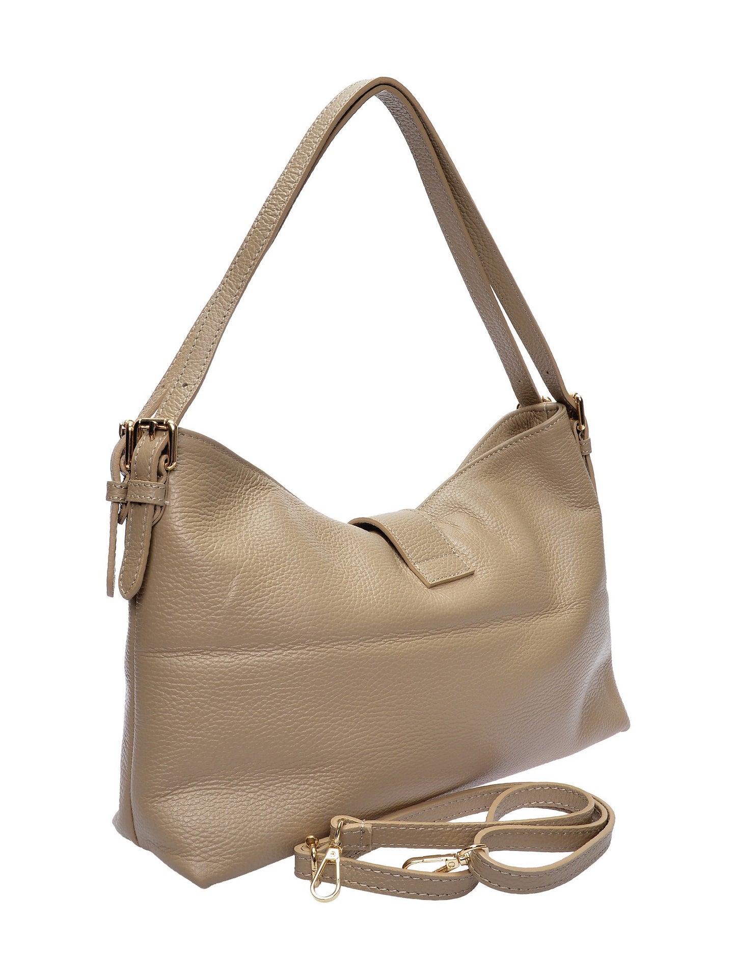 Anna Luchini Shoulder Bag AL SBV 19 – Handtasche aus echtem Leder, Hergestellt in Italien